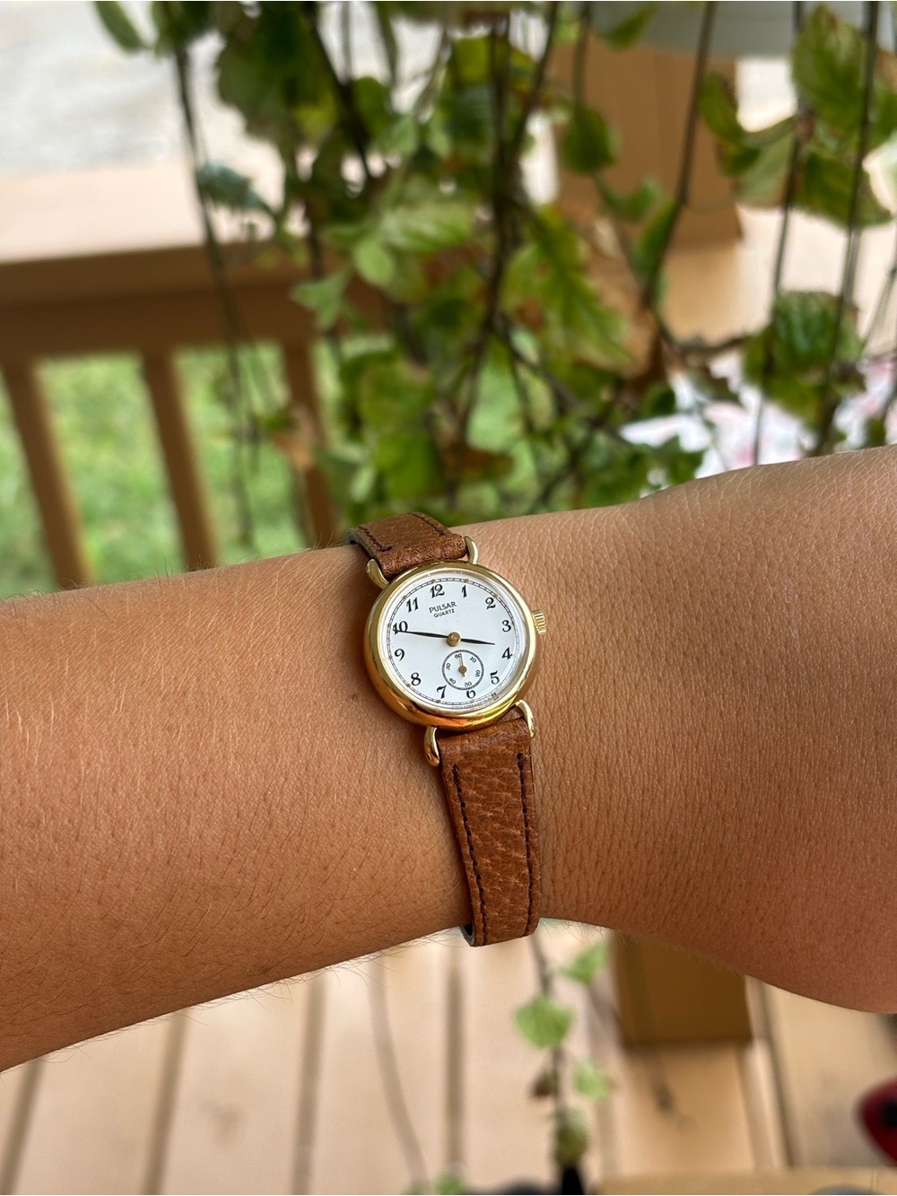 Pulsar by Seiko gold tone ladies vintage watch